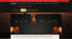 Desktop Screenshot of donbeats.com