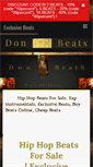 Mobile Screenshot of donbeats.com